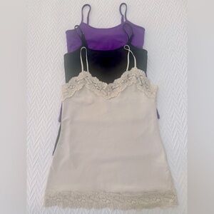 3  bundle Camisole tops from WHBM, all size XS